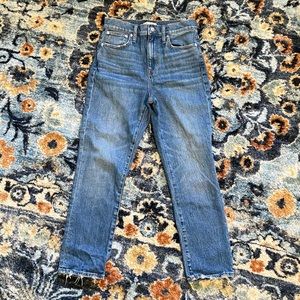 Madewell High-rise Slim Crop Boyjean